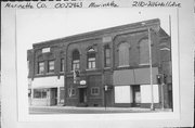 2110-2116 HALL AVE, a Commercial Vernacular large retail building, built in Marinette, Wisconsin in 1885.