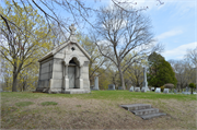 1407 La Crosse St., a Early Gothic Revival cemetery building/monument, built in La Crosse, Wisconsin in 1888.
