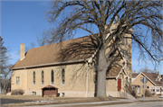 1616 W MEQUON RD, a Late Gothic Revival church, built in Mequon, Wisconsin in 1925.