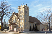 1616 W MEQUON RD, a Late Gothic Revival house of worship, built in Mequon, Wisconsin in 1925.