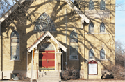 1616 W MEQUON RD, a Late Gothic Revival church, built in Mequon, Wisconsin in 1925.