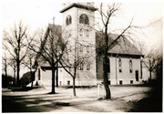 1616 W MEQUON RD, a Late Gothic Revival house of worship, built in Mequon, Wisconsin in 1925.