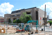 215 N Randall St, a Brutalism library, built in Madison, Wisconsin in 1976.