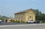 130 E. 1st St. 130 E. 1st St., a Romanesque Revival house of worship, built in Waldo, Wisconsin in 1870.