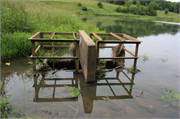 Wang Ridge Rd 1.25 miles northeast of County Road P, a NA (unknown or not a building) dam/lock, built in Clinton, Wisconsin in 1964.