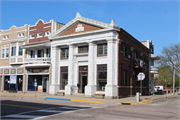 801 WATER ST, a Neoclassical/Beaux Arts bank/financial institution, built in Sauk City, Wisconsin in 1913.