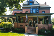 213 OAKWOOD PLACE, a Queen Anne house, built in Eau Claire, Wisconsin in 1889.