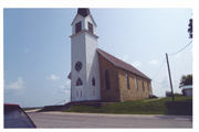 12814 Irish Ridge Rd (AKA E SIDE OF IRISH RIDGE RD, 2/3 MILE N OF LOST HOLLOW RD), a Early Gothic Revival house of worship, built in Mount Hope, Wisconsin in 1883.