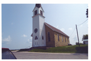 12814 Irish Ridge Rd (AKA E SIDE OF IRISH RIDGE RD, 2/3 MILE N OF LOST HOLLOW RD), a Early Gothic Revival church, built in Mount Hope, Wisconsin in 1883.