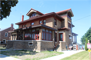 600 Madison St, a American Foursquare house, built in Beaver Dam, Wisconsin in 1913.