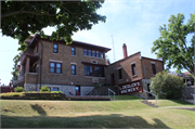 600 Madison St, a American Foursquare house, built in Beaver Dam, Wisconsin in 1913.