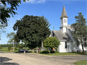 11901 W Church St (AKA SOUTH SIDE OF CHURCH ST), a Early Gothic Revival church, built in Porter, Wisconsin in 1900.