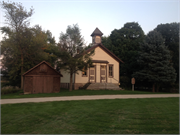 NORTHEAST CORNER OF DANE AND ROCK STS, a Front Gabled school-one to six room, built in Porter, Wisconsin in 1886.