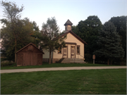 NORTHEAST CORNER OF DANE AND ROCK STS, a Front Gabled one to six room school, built in Porter, Wisconsin in 1886.