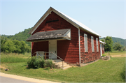 E7022 County Road P, a Front Gabled school-one to six room, built in Christiana, Wisconsin in 1896.