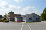 703 Fremont St., a Astylistic Utilitarian Building lumber yard/mill, built in Kiel, Wisconsin in 1924.