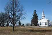 479 Clairville Rd, a Greek Revival church, built in Nekimi, Wisconsin in .