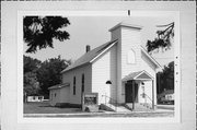 W5926 Main St, a Front Gabled house of worship, built in Packwaukee, Wisconsin in 1871.