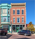 18 E MAIN ST, a Commercial Vernacular retail building, built in Evansville, Wisconsin in 1893.