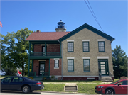 5117 4TH AVE, a Gabled Ell lifesaving station facility/lighthouse, built in Kenosha, Wisconsin in 1866.