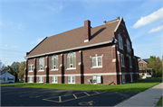 312 E 9TH ST, a Late Gothic Revival church, built in Marshfield, Wisconsin in 1925.