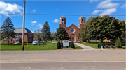 COUNTY HIGHWAY Q, W SIDE,, a Romanesque Revival church, built in Tilden, Wisconsin in 1906.