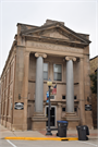 STEELE ST, 225, a Greek Revival bank/financial institution, built in Algoma, Wisconsin in 1914.