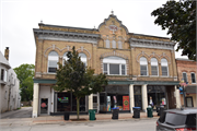STEELE ST, 316-322, a Queen Anne large retail building, built in Algoma, Wisconsin in 1905.