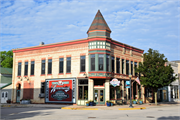 300-304 STEELE ST, a Queen Anne large retail building, built in Algoma, Wisconsin in 1894.