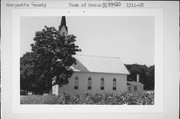 W1164 Fern Dr, a Early Gothic Revival house of worship, built in Mecan, Wisconsin in 1902.