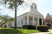 521 Ontario Ave, a Colonial Revival/Georgian Revival house of worship, built in Sheboygan, Wisconsin in 1851.