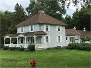 2170 N Biron Drive, a American Foursquare house, built in Biron, Wisconsin in 1910.