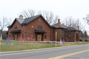 12740 N River Rd, a Craftsman school-one to six room, built in Mequon, Wisconsin in 1930.