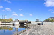 CHERRY ST, a Art/Streamline Moderne bridge, built in Milwaukee, Wisconsin in 1940.
