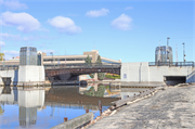 CHERRY ST, a Art/Streamline Moderne bridge, built in Milwaukee, Wisconsin in 1940.
