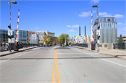CHERRY ST, a Art/Streamline Moderne bridge, built in Milwaukee, Wisconsin in 1940.