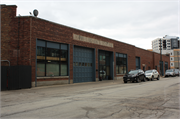 175 S. Water Street aka 230-240 E. Pittsburgh Ave, a Twentieth Century Commercial garage (residential), built in Milwaukee, Wisconsin in 1938.