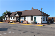 116 S Railroad St, a English Revival Styles depot, built in Eagle River, Wisconsin in 1923.