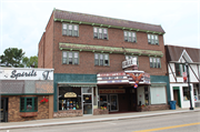 217 E Wall St (AKA 211 E Wall St), a Spanish/Mediterranean Styles theater, built in Eagle River, Wisconsin in 1922.