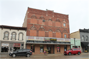 139 MAIN ST, a Romanesque Revival large retail building, built in Reedsburg, Wisconsin in 1910.