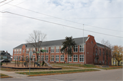 420 PLUM ST, a Colonial Revival/Georgian Revival elementary, middle, jr.high, or high, built in Reedsburg, Wisconsin in 1937.