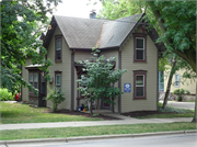 107 W GORHAM ST, a Early Gothic Revival house, built in Madison, Wisconsin in 1876.