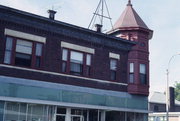 125-127 W OAK ST, a Queen Anne large retail building, built in Sparta, Wisconsin in 1896.