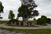 East end of Washington Ave. at Lake Shore Dr., a NA (unknown or not a building) statue/sculpture, built in Oshkosh, Wisconsin in 1914.