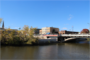 6TH ST OVER THE ROOT RIVER, a Art Deco bridge, built in Racine, Wisconsin in 1928.