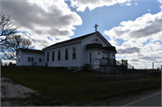 W9644 Zoar Rd (County Hwy F),, a Greek Revival house of worship, built in Eldorado, Wisconsin in 1856.