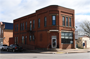 100 E MAIN ST, a Commercial Vernacular bank/financial institution, built in Alma Center, Wisconsin in 1902.