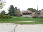 602 S 2nd St, a Usonian house, built in Mount Horeb, Wisconsin in 1951.
