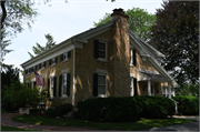 20190 DAVIDSON RD, a Greek Revival house, built in Brookfield, Wisconsin in 1839.