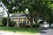 20190 DAVIDSON RD, a Greek Revival house, built in Brookfield, Wisconsin in 1839.